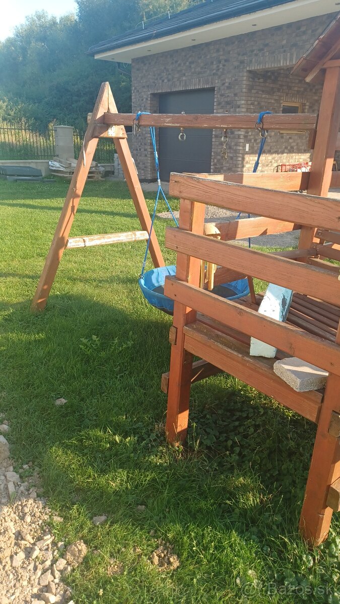 Detské drevene ihrisko
