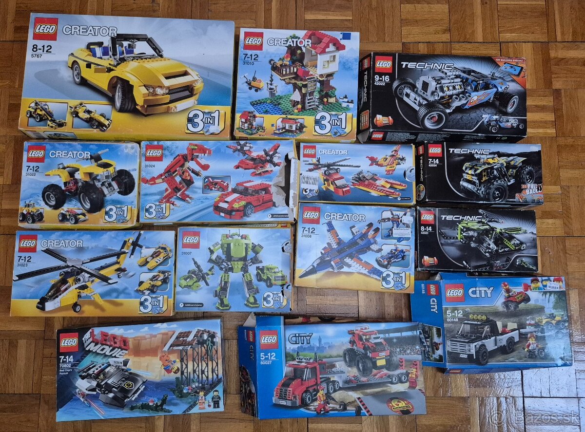 Lego mix 23 kg cistej váhy(s krabicami 25,6)
