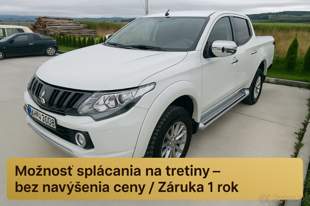 Mitsubishi L200 2.4 DiD 133 kW 4WD, Krásny stav bez korózie