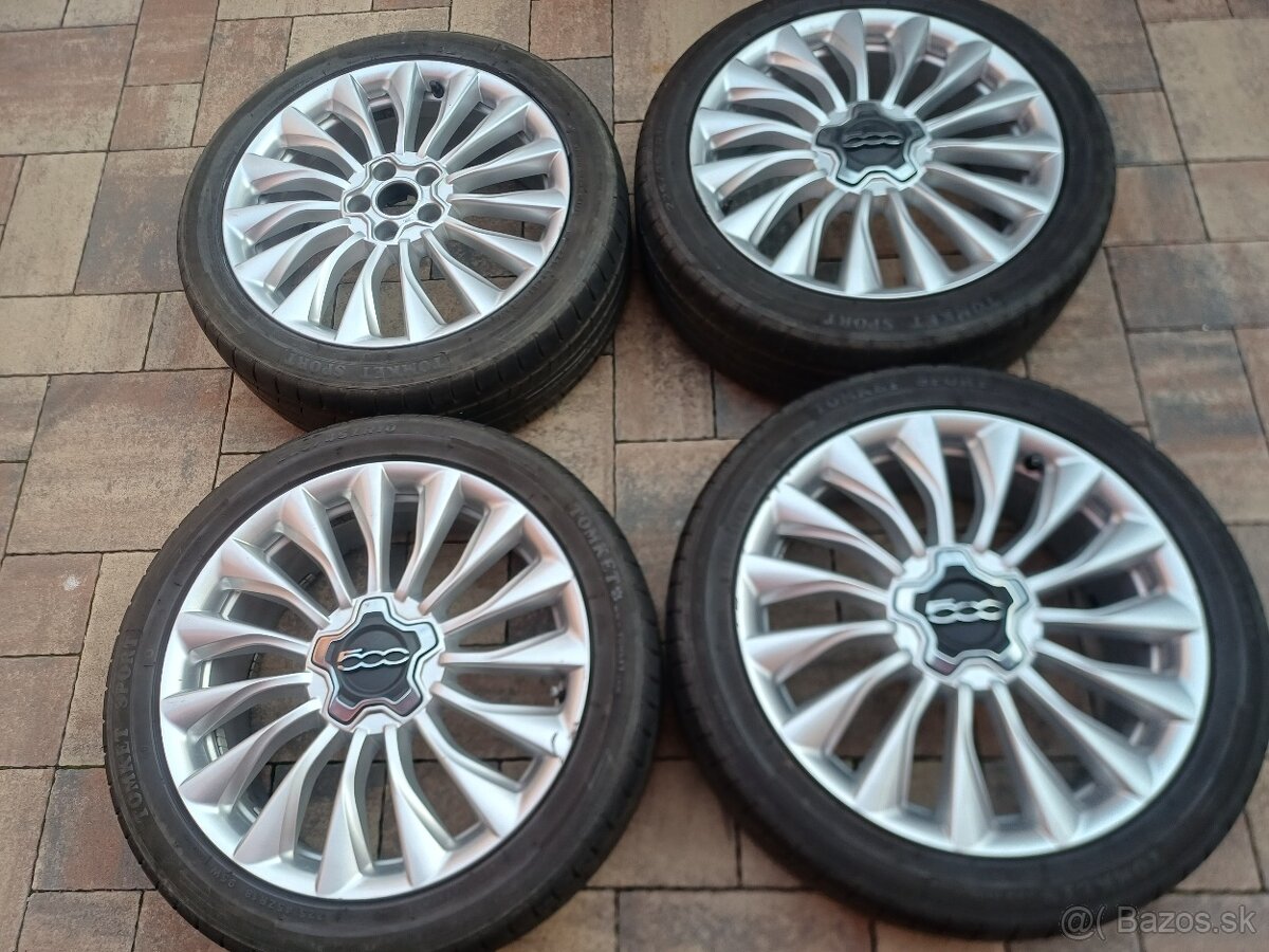 Orig. hliníkové disky Fiat R18, 5x110