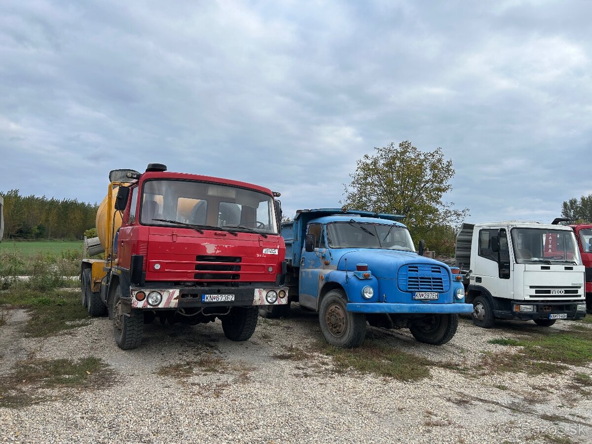Triediče, drvič, stavebné stroje