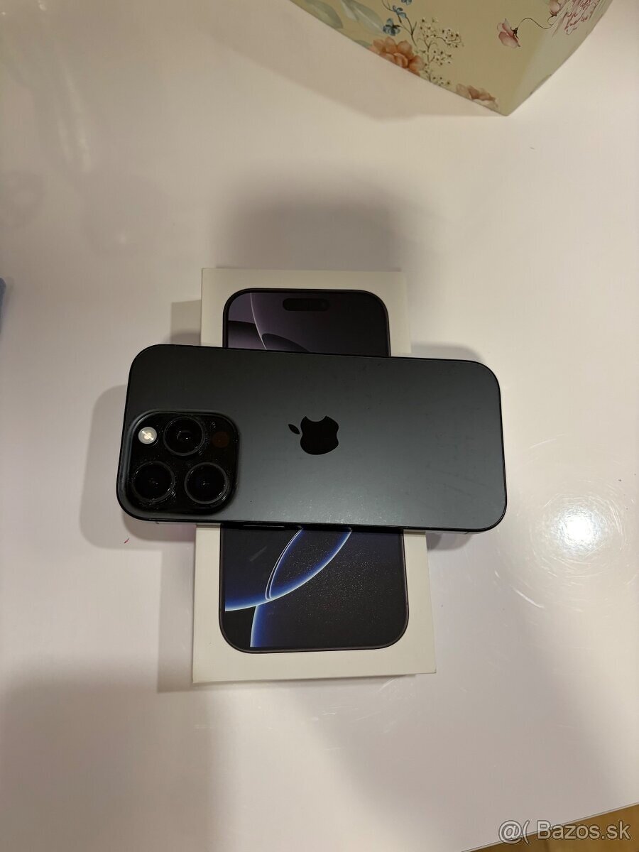 Iphone 16pro 128gb black