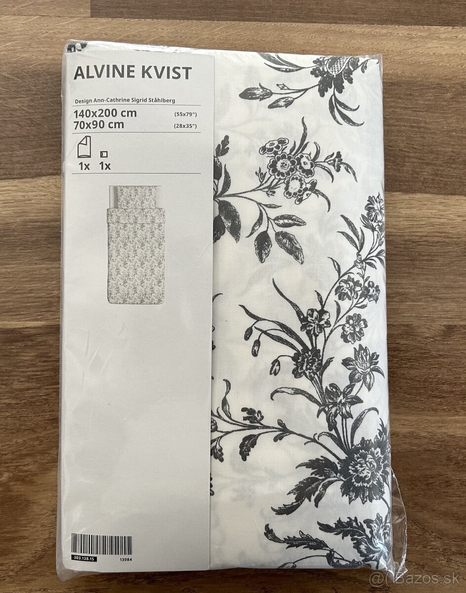Posteľná bielizeň ALVINE KVIST IKEA 140x200 cm a 70x90 cm