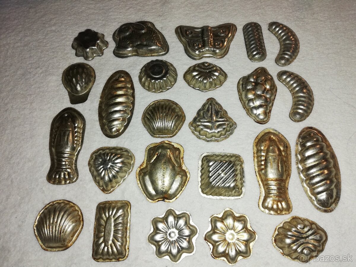 Staré vianočné formičky na čokoládu