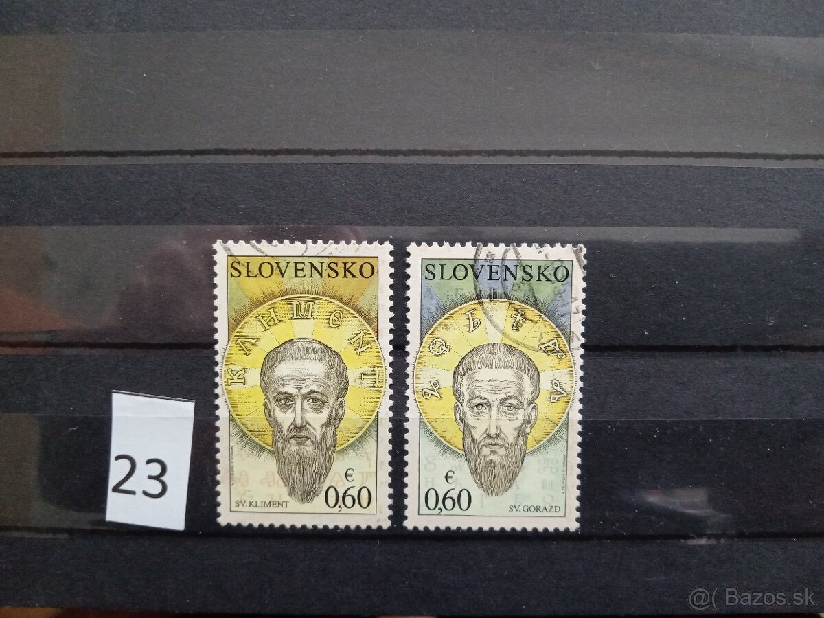 Poštové známky č.486 - SLOVENSKO - II. - 17 ks sérií