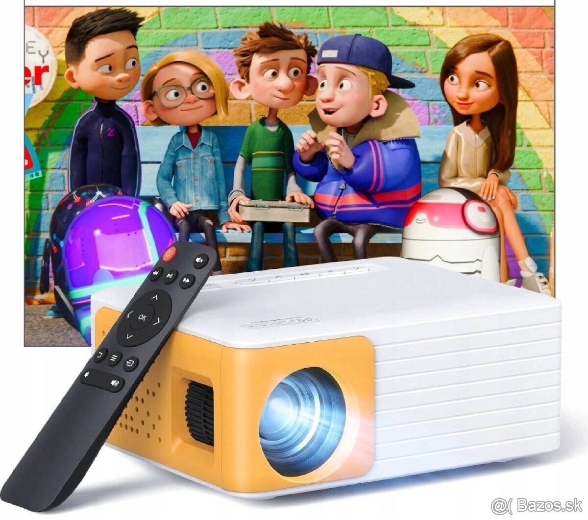 Predam Led projektor, novy, s podporou Full HD, lacno