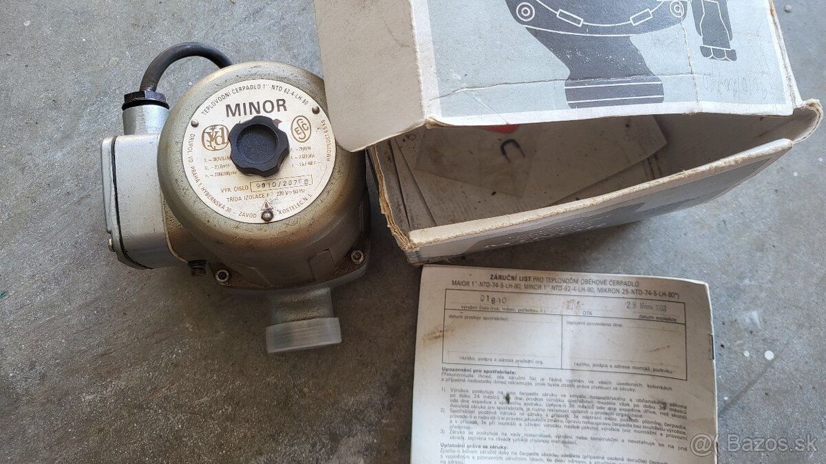 Obehove čerpadlo Minor