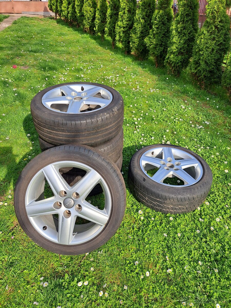 17  Hliníkové disky s pneumatikami pre Audi A6