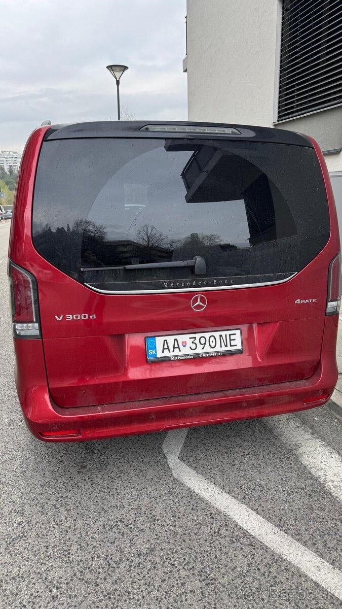 Mercedes-Benz trieda V 300 d AVANTGARDE long