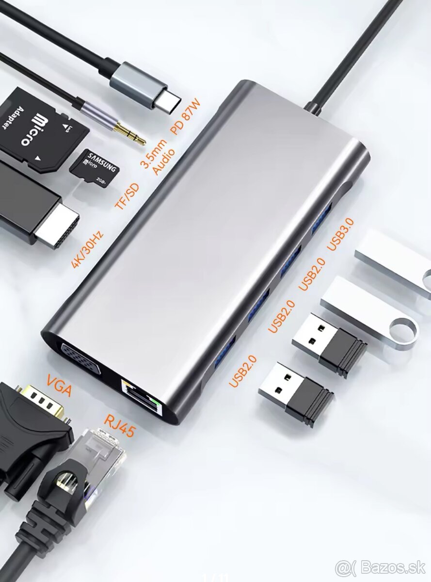 USB C HUB 11 v 1