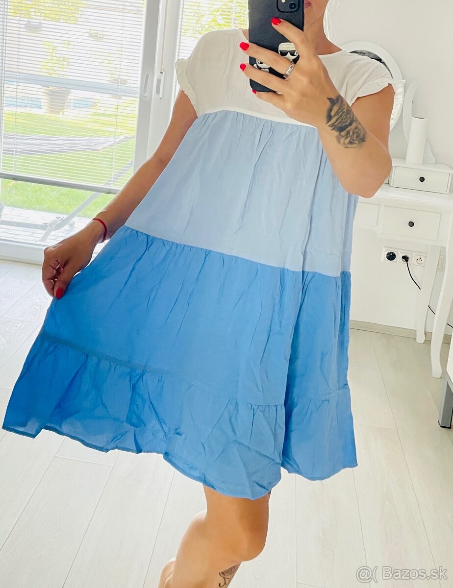 Šaty blue S