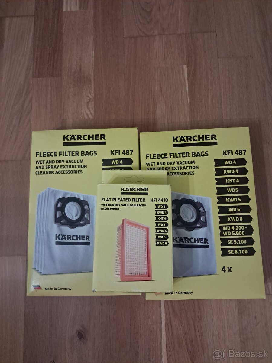 KARCHER filter KFI4410 a vrecká KFI487