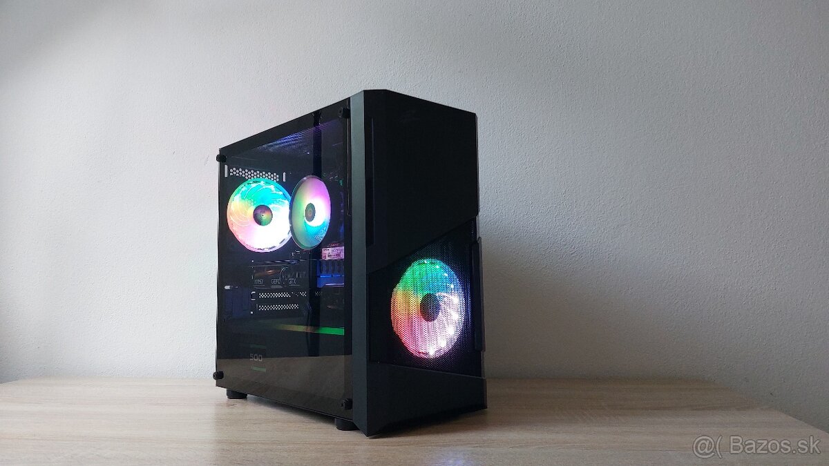 Herné pc 6jadro i5 12400F 6x2,50ghz/NVME/GTX1660SUPER 6GB