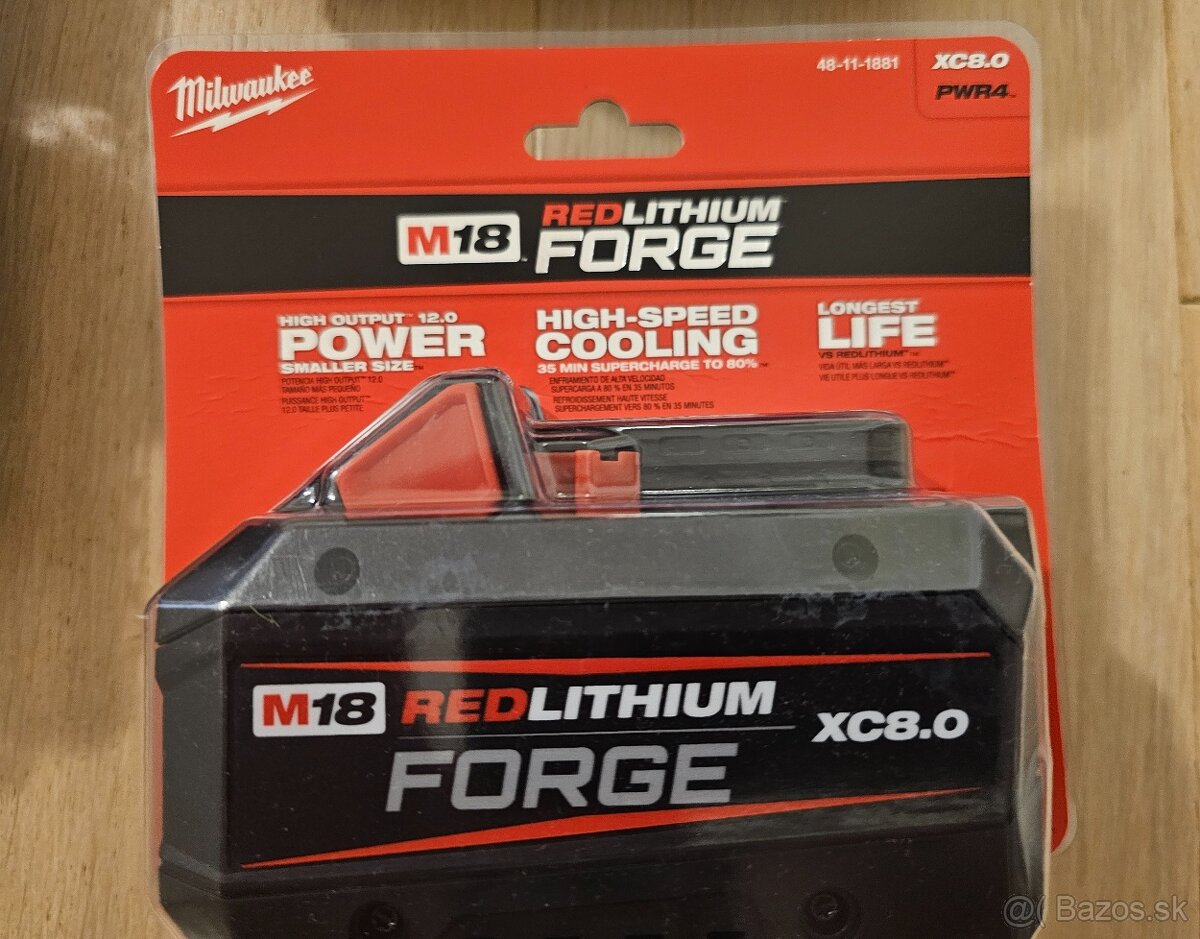 Batérie Milwaukee FORGE / HIGH OUTPUT