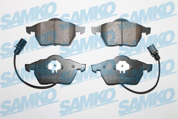 Sada brzdových platničiek, brzdové platničky SAMKO 5SP790
