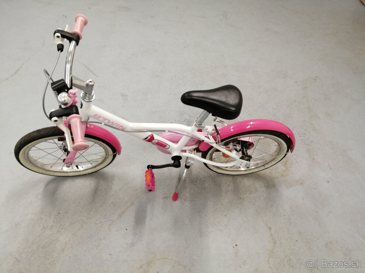 16-palcový dievčenský bicykel Btwin