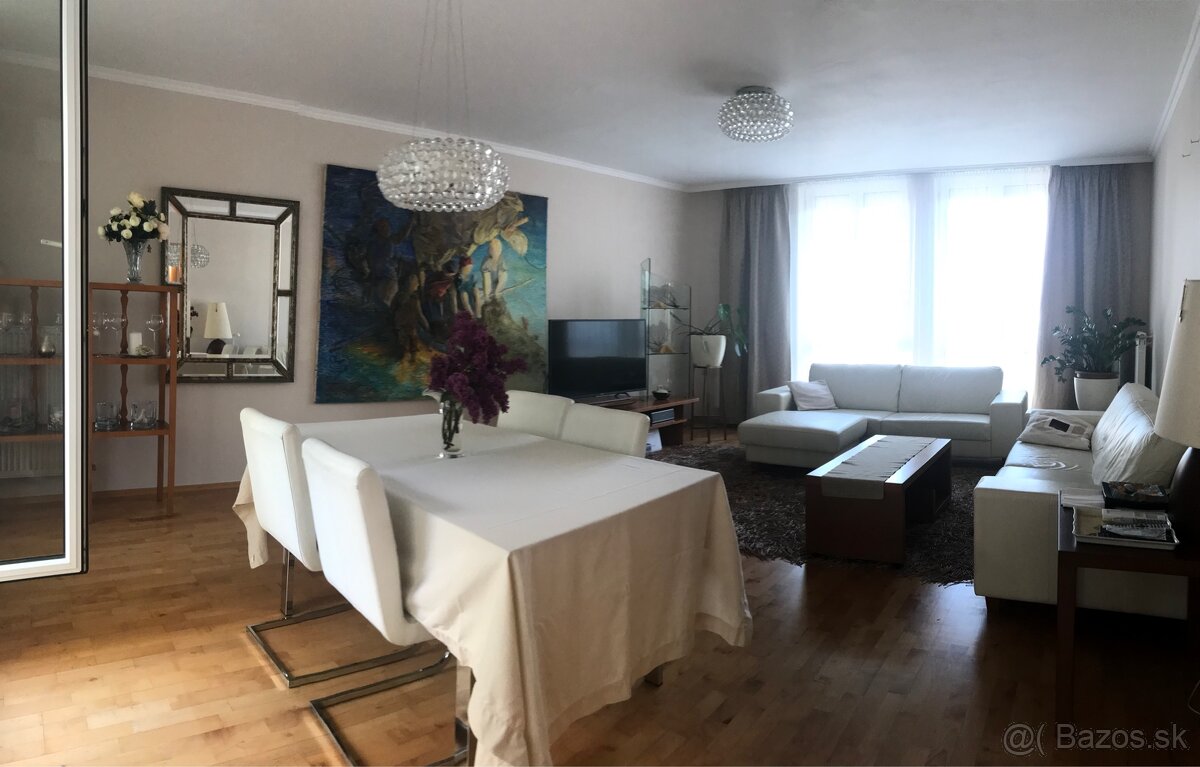 Prenajmem 3 izbový byt 107m2, terasa 25 m2 pod hradom
