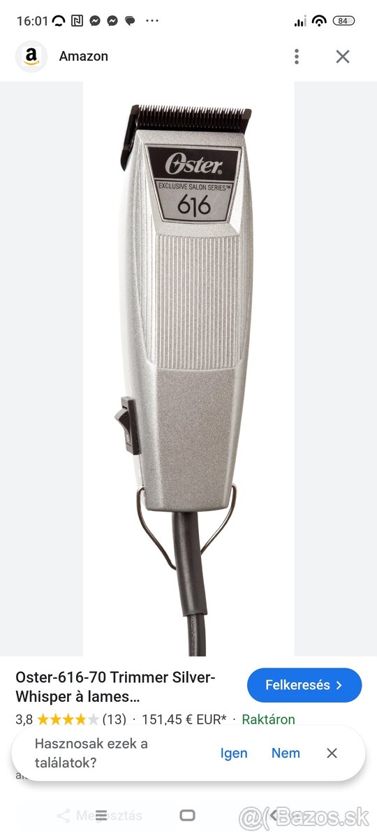 Oster 616 strihaci strojcek