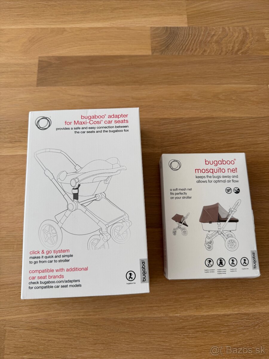 Novy Bugaboo adapter a nova sietka/moskytiera