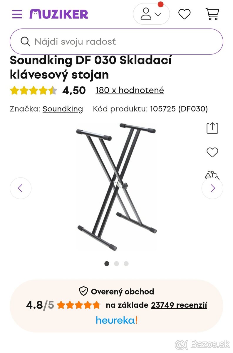 Klavesovy stojan