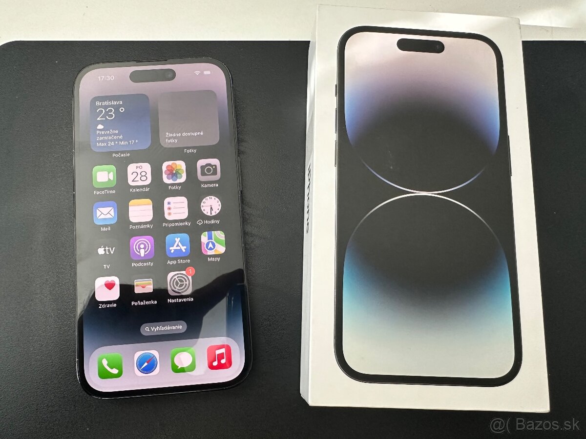 Apple Iphone 14 Pro 128GB, TOP STAV, zaruka 12 mesiacov