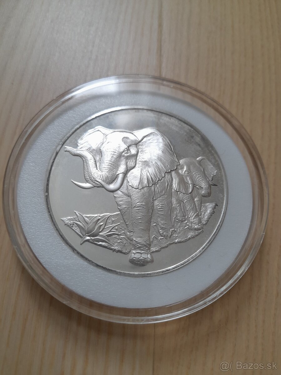 Veľká strieborná medaila - slony