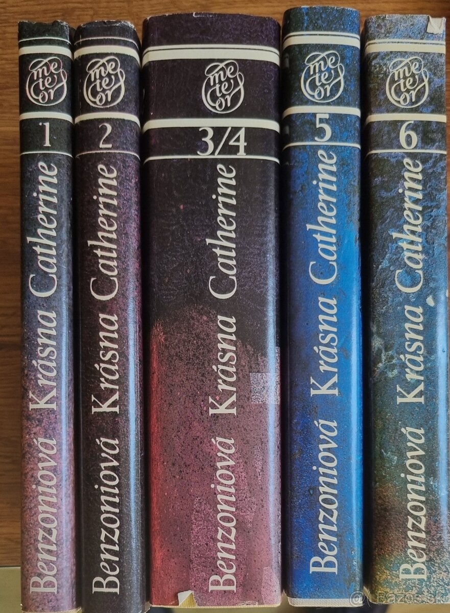 Predám knihy Juliette Benzoniová - Krásna Catherine 1-6