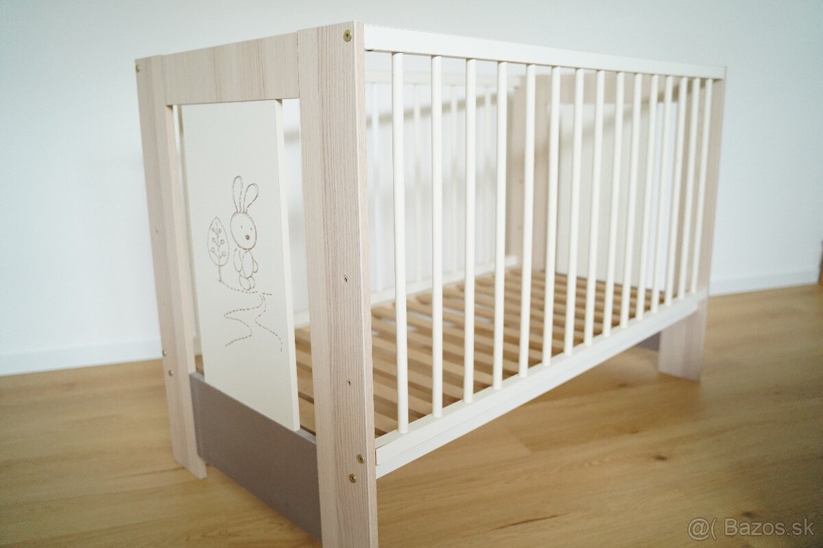 Predám detskú postieľku 120 x 60 cm