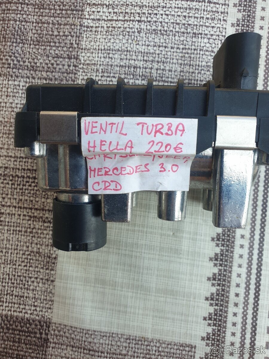 Predam novy ventil turba Mercedes,jeep,chrysler 3,0crdi