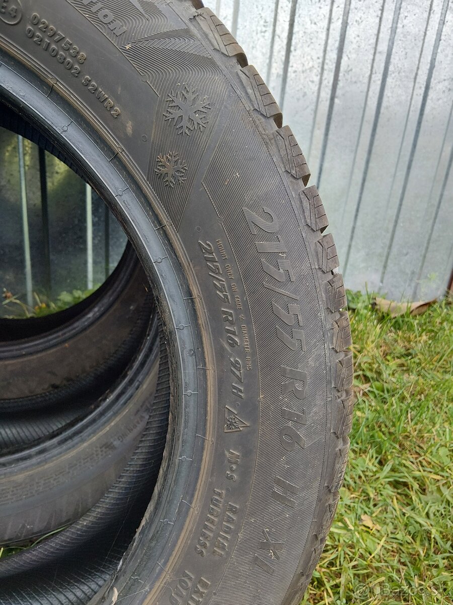 Predam Zimne pneumatiky matador nordica 215/55r16