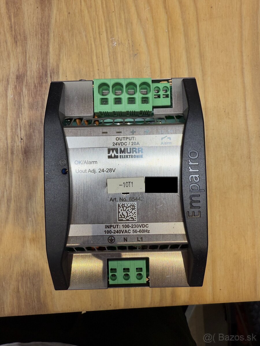 Zdroj MURR IN:100-240VAC OUT: 24-28VDC/20A