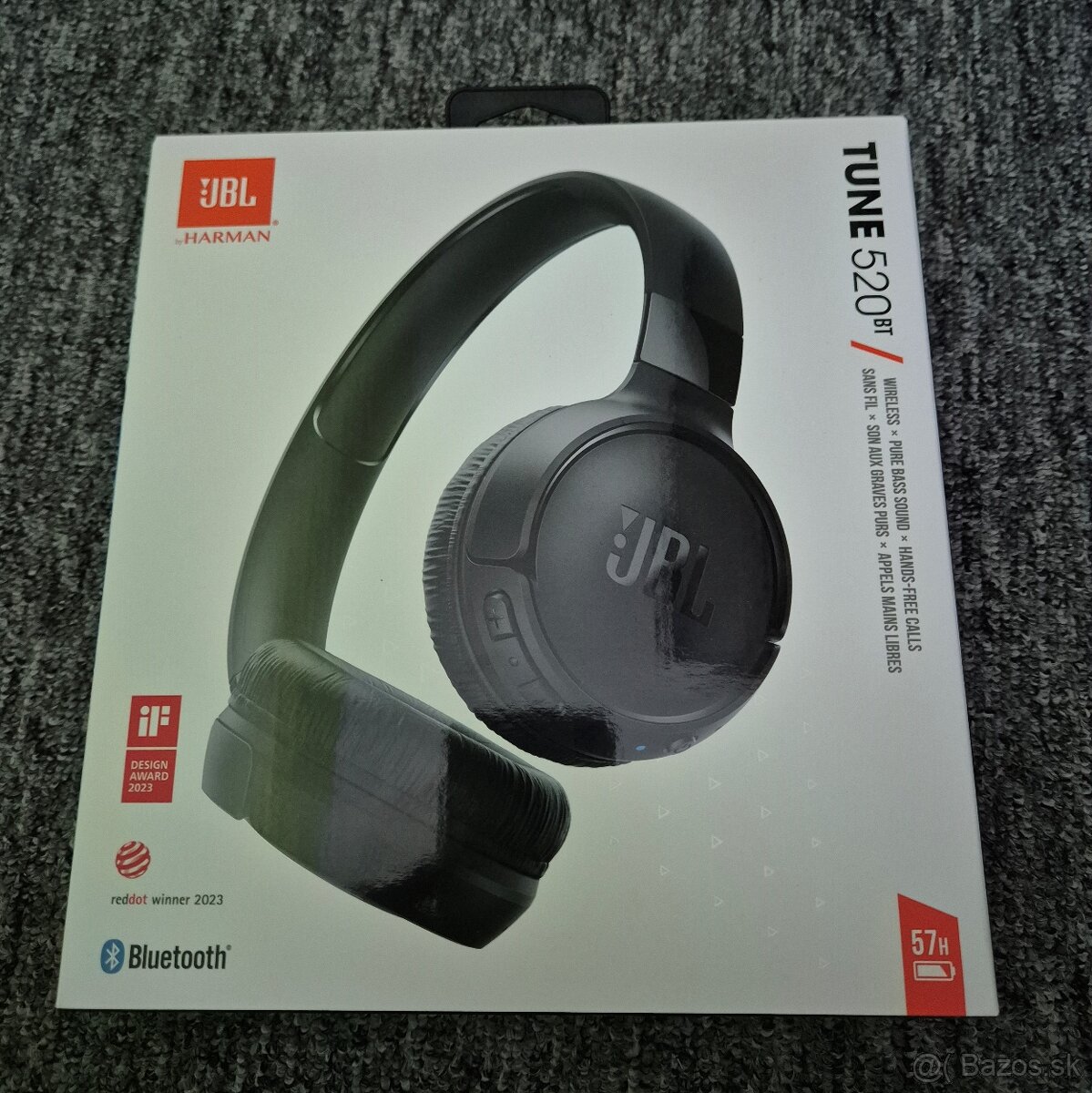 Predam JBL Tune 520BT cierne