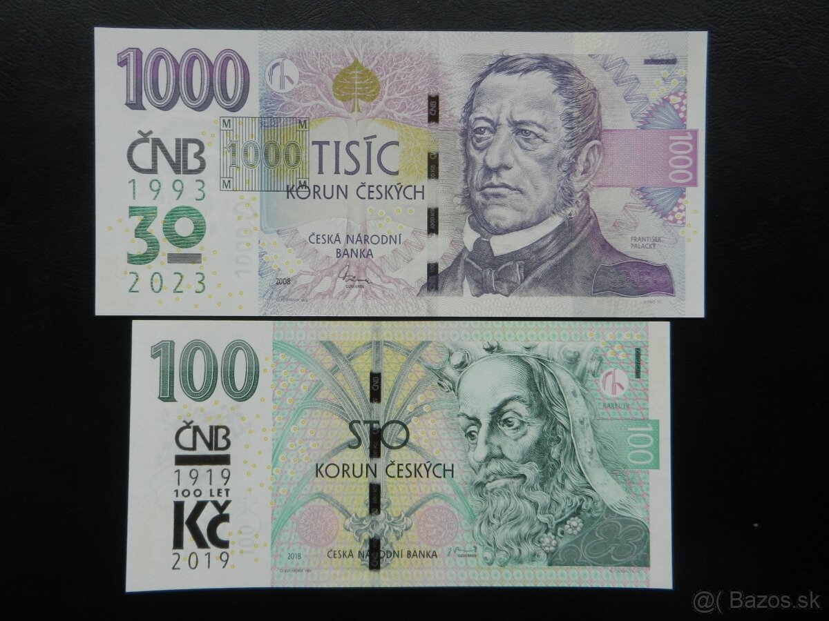 České bankovky