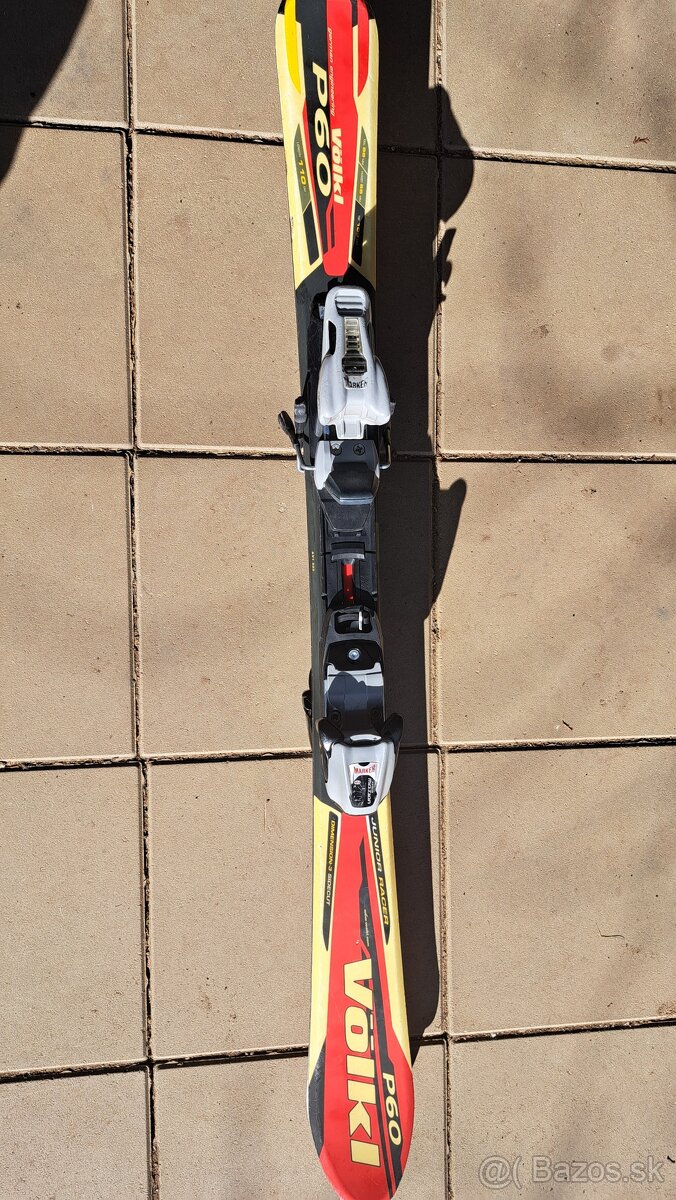 Detské lyže Völkl P60 110cm.