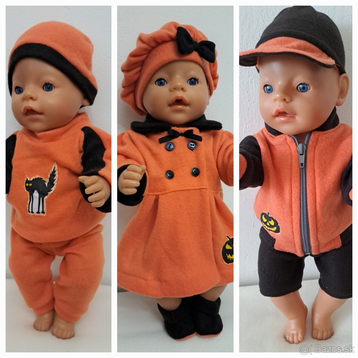 Oblečenie  halloween pre 43 cm baby born bábiky