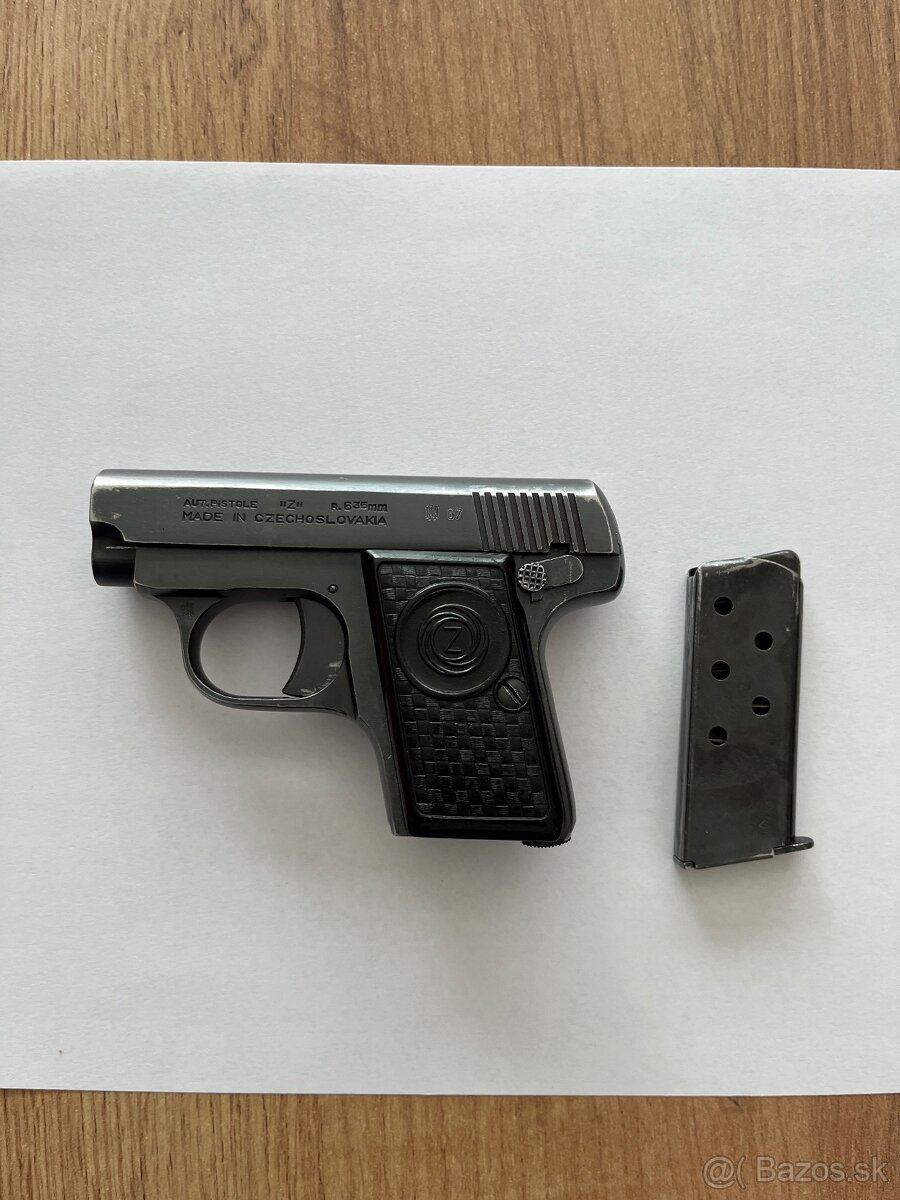 Pištoľ CZ model “Z” 6,35mm Browning