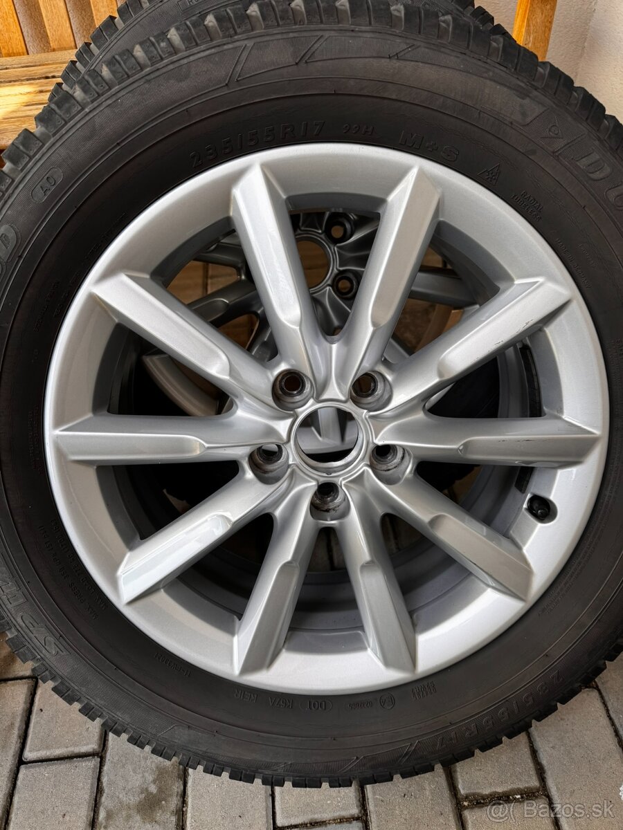 Original Audi R17 7Jx17 ET43 hlinikove disky