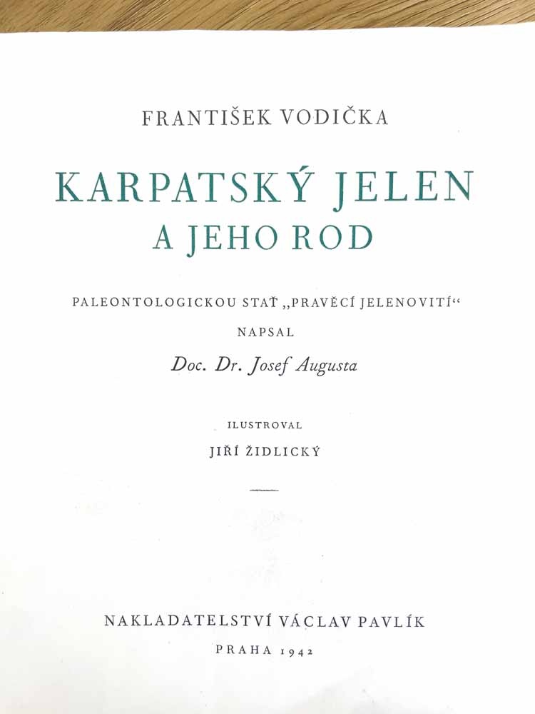 Karpatský jeleň a jeho rod - František Vodička