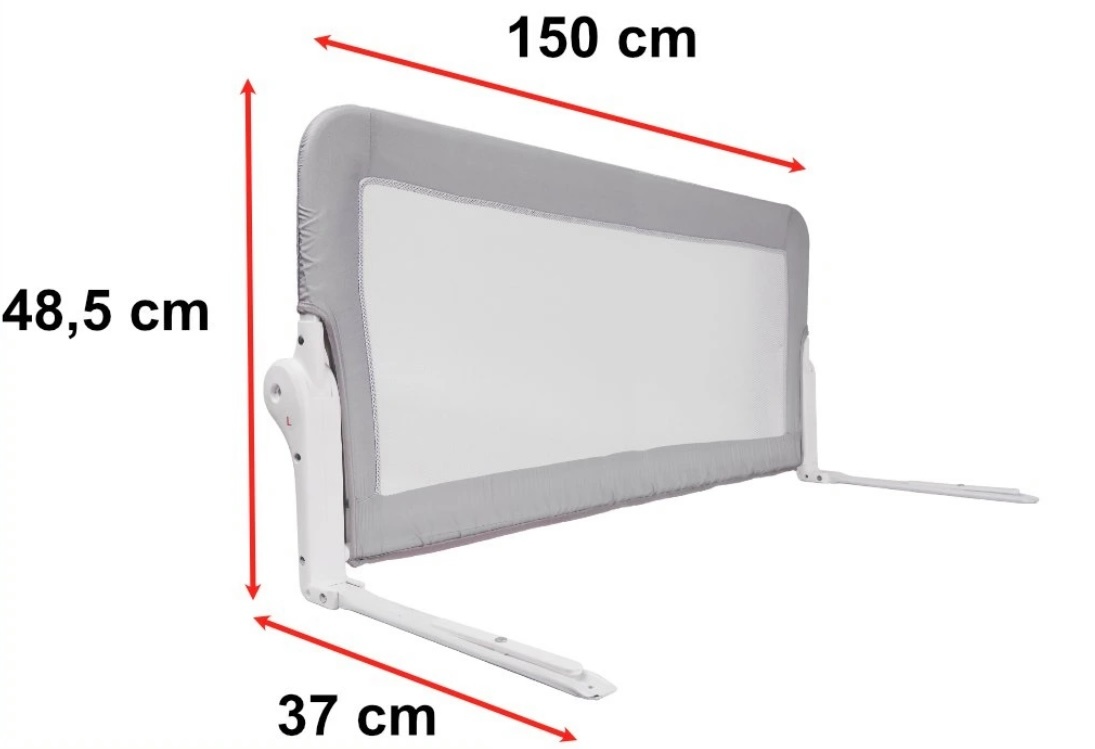 Bezpečnostná zábrana na posteľ 150 cm
