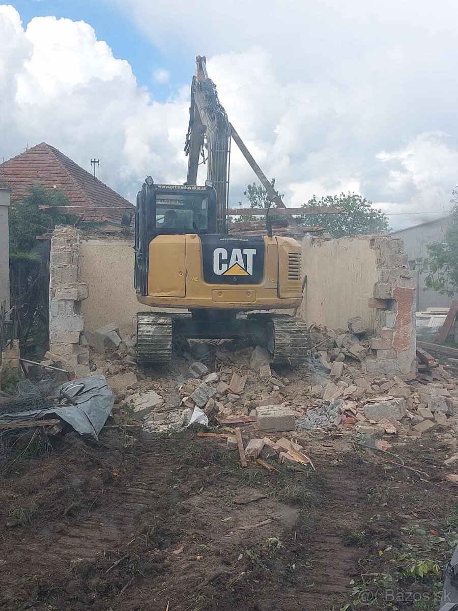 Búracie,demolačné,zemné a výkopové práce