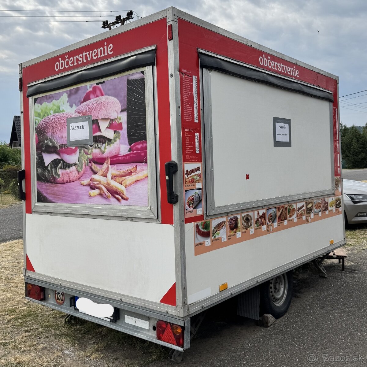 Pojazdný bufetový karavan Unikol