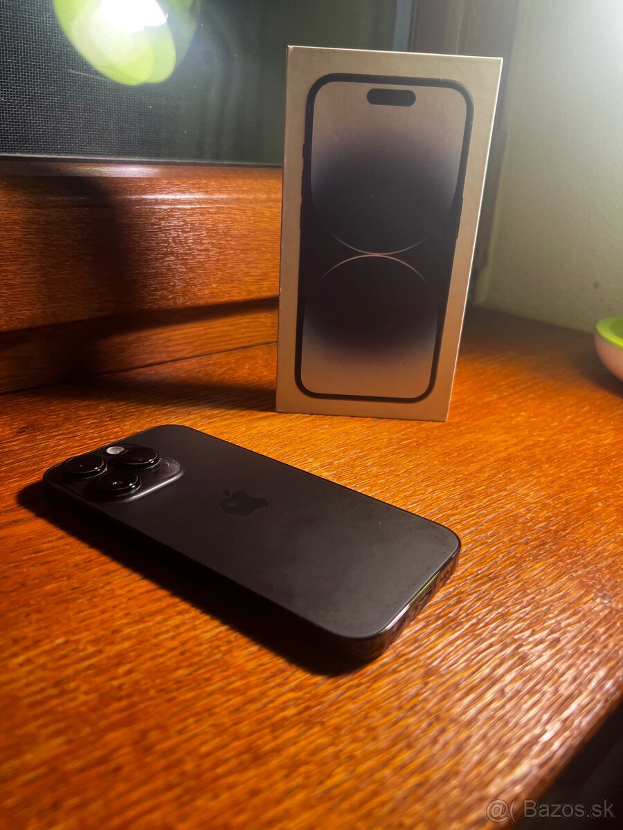 iPhone 14 Pro 128 GB Space Black – výborný stav – 410 €