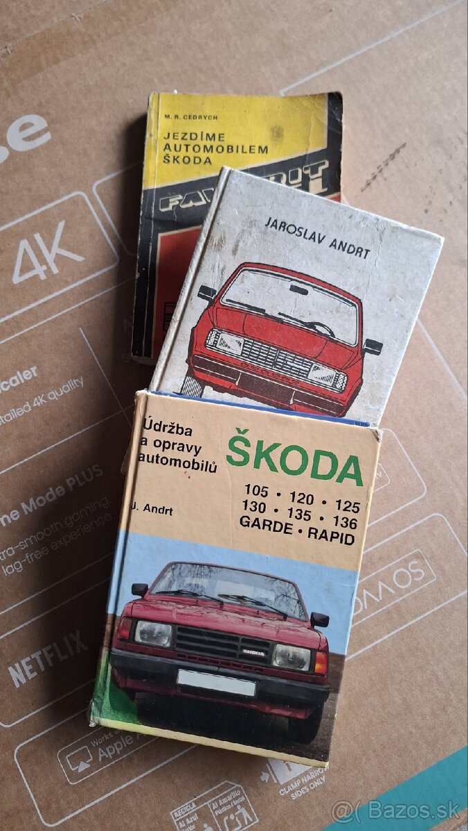 Knihy škoda 105,120,125,130,135,136 favorit
