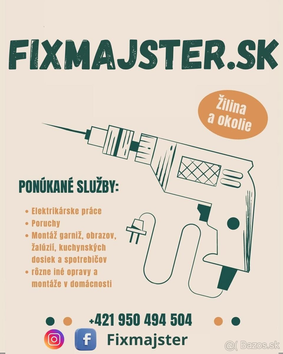 Fixmajster-elektrikar/hodinový manžel