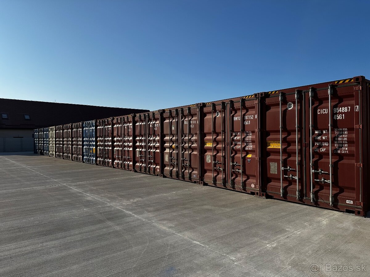 Prenájom skladových kontajnerov Kaplna iba 12km od TRNAVY