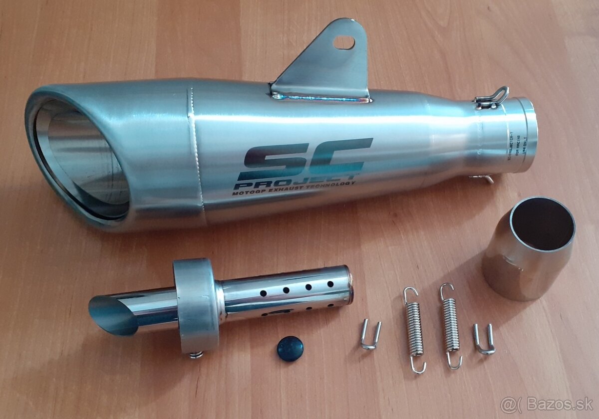 Športový Nerezový univerzálny ladený moto výfuk - Nový