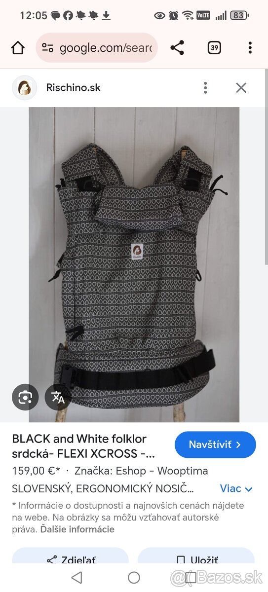 Richino rastúci nosič