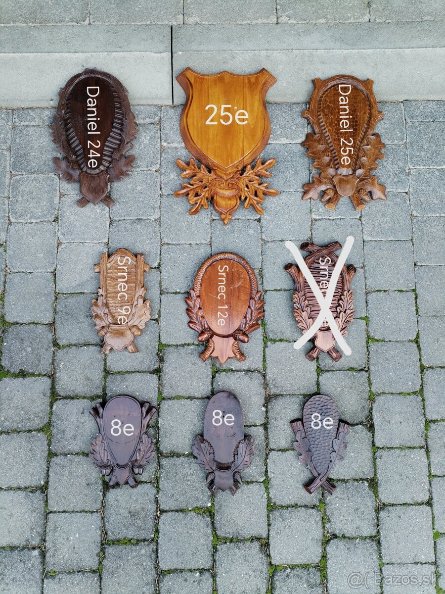 Podložky pod trofeje