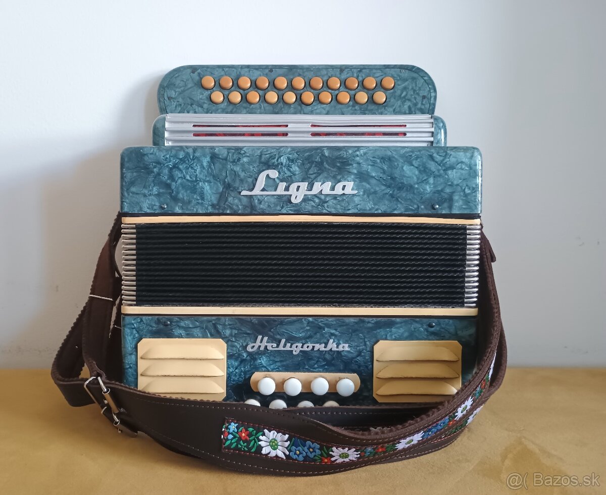 Dvojradová heligónka Ligna - CF