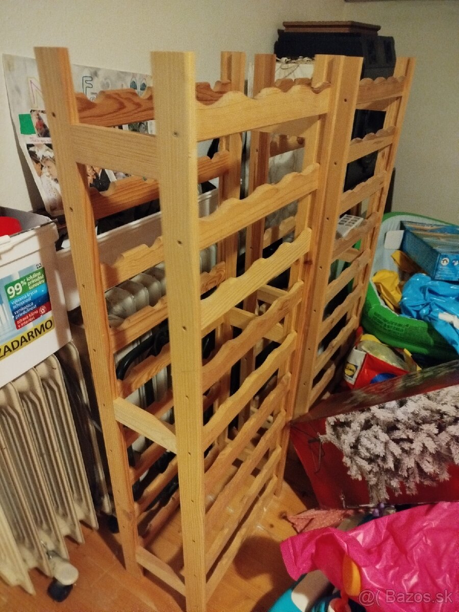 Regály na vínne flaše